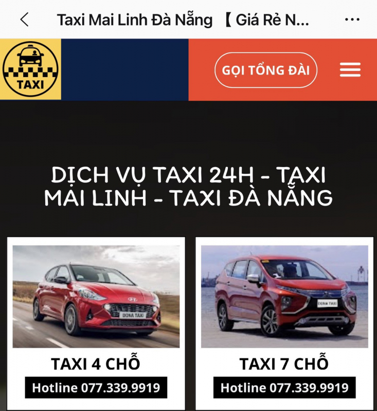 Xử lý các trường hợp giả mạo thương hiệu taxi trên Internet